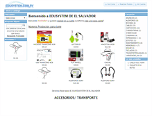 Tablet Screenshot of edusystem.com.sv